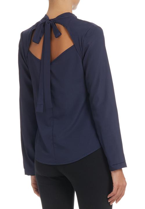 STYLE REPUBLIC - Open-back Blouse Navy