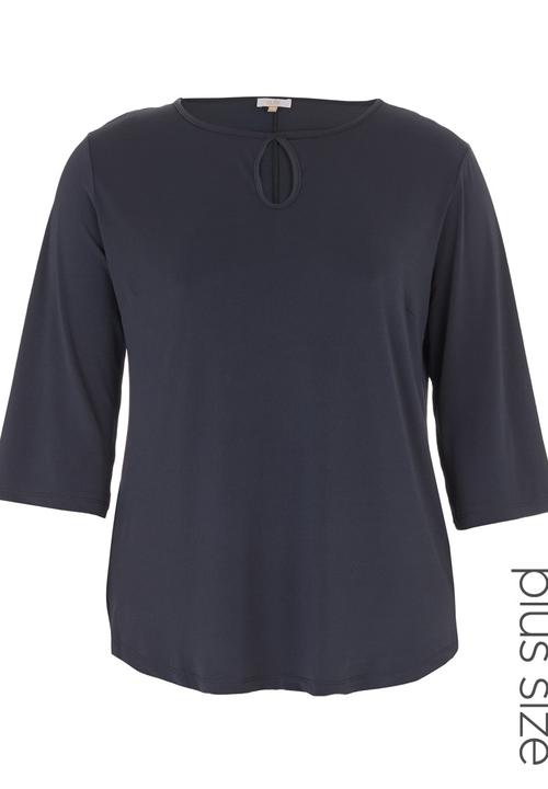 edit - Keyhole Blouse Multi-colour