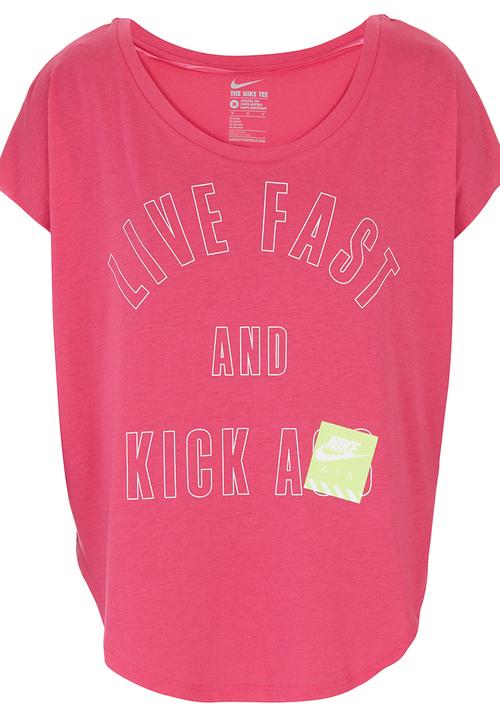 Nike - Nike Live Fast T-shirt Pink