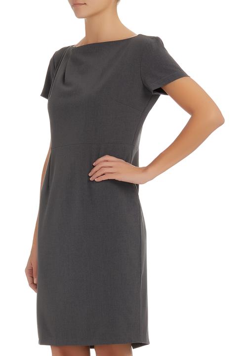 dark grey work dress