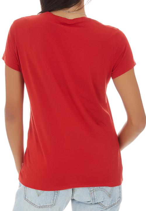Levi’s® - Classic Batwing Logo Print Tee Red