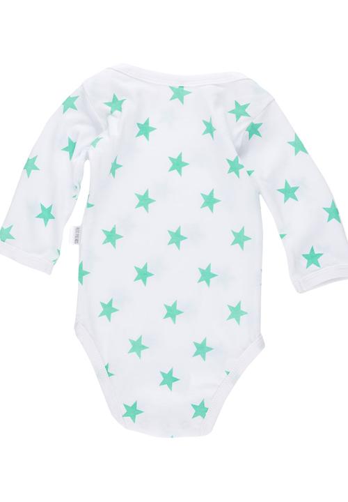 Petit Pois - Long-sleeve Bodysuit Green Light Green