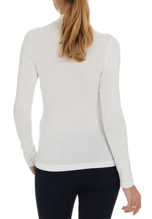 STYLE REPUBLIC - High-neck Inset T-shirt Milk