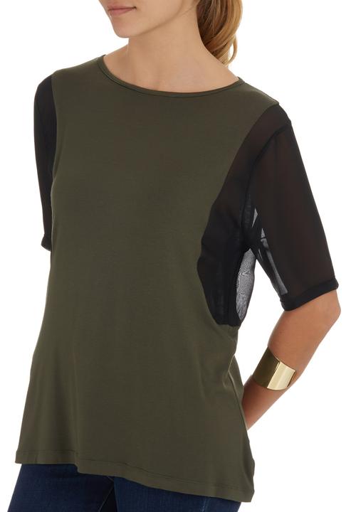 STYLE REPUBLIC - Fatigue inset t-shirt Green (dark green)