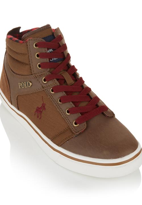 Polo Skate Shoes Brown Mid Brown POLO 