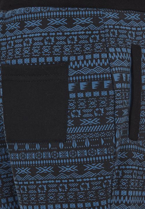 Retro Fire - Boys Jogger Shorts Navy