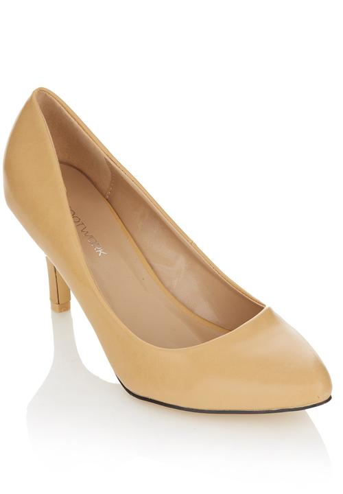 Midi Heel Court Shoes Neutral Footwork 