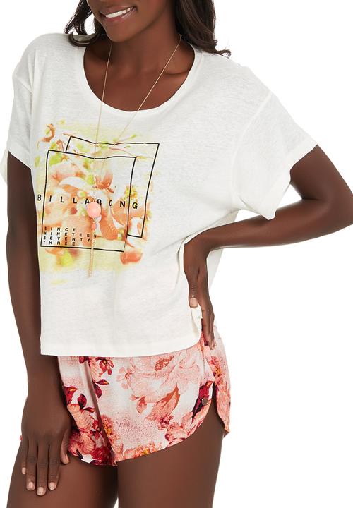 Billabong  - Natasha Tee Off White