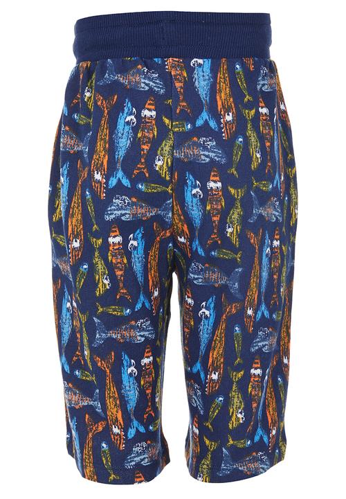 Soobe - Fish Printed Shorts Multi-colour