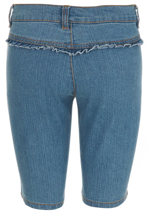 Pop Candy - Denim Capri Mid Blue