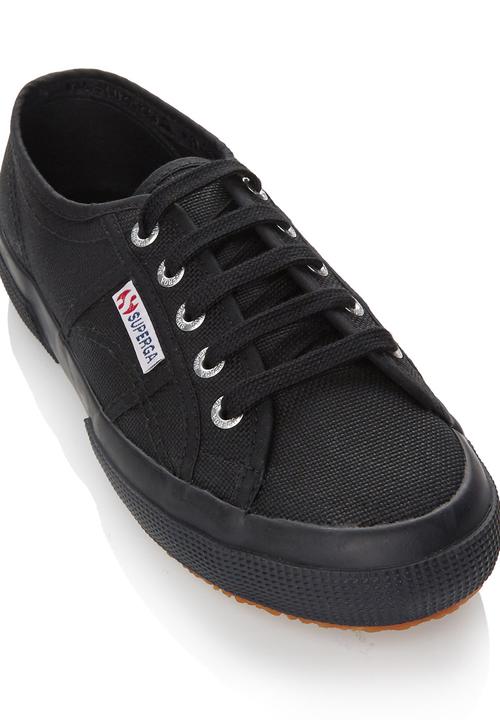 all black superga sneakers