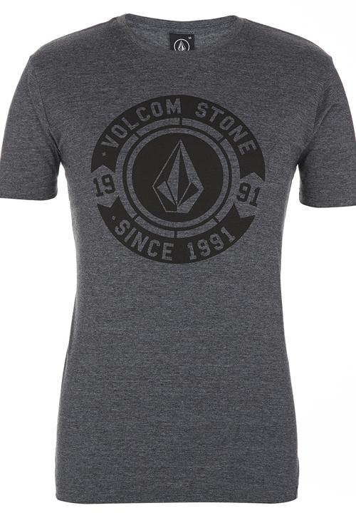 Volcom - Flags Tee Dark Grey