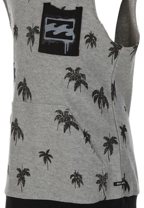 Billabong  - Sleeveless Hoodie Grey Melange