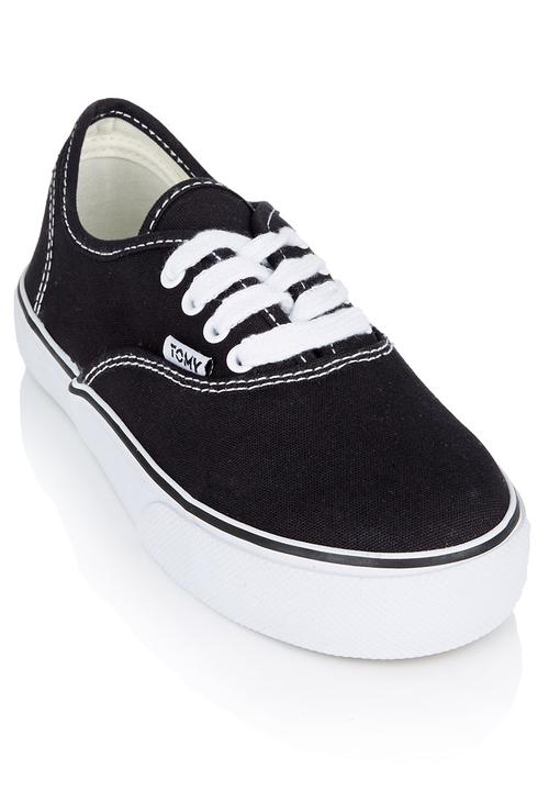 TOMY - Wedge Sole Sneaker Black