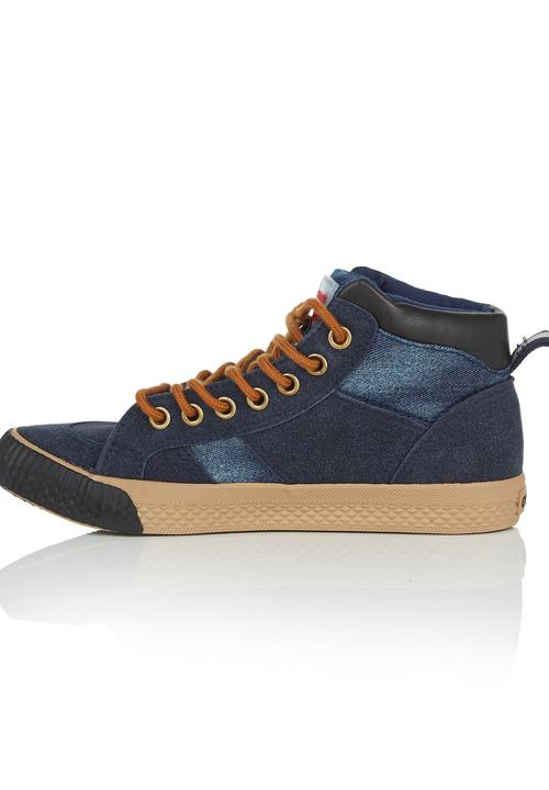 Cutty - Suade Hi-Top Sneaker Mid Blue