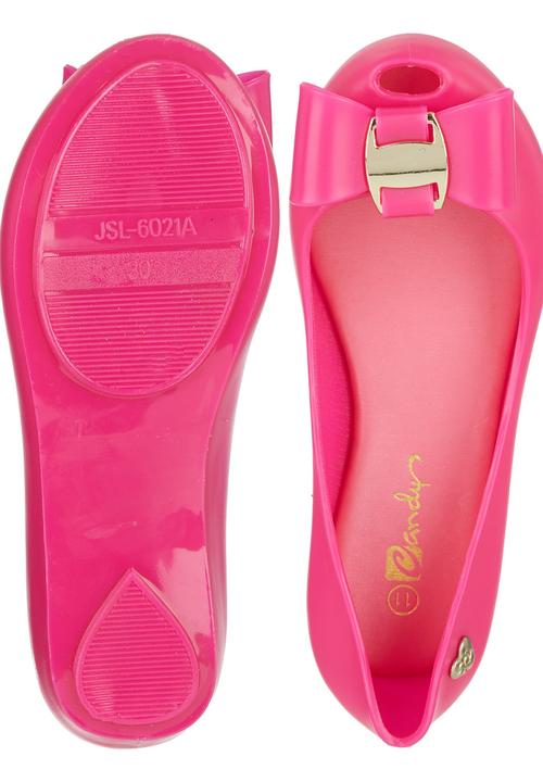 Candy’s - Pumps With Decorative Bow Mid Pink