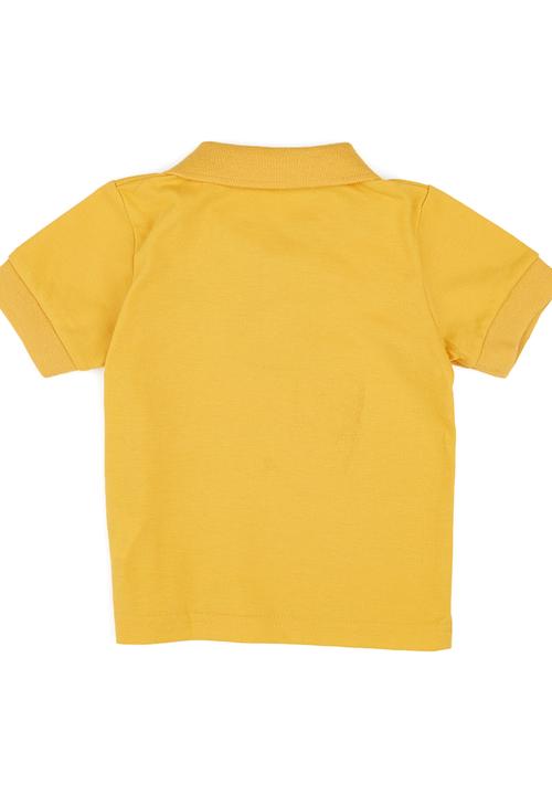 Pop Candy - Golfer T-shirt Yellow
