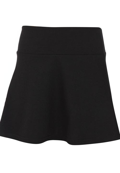 Rebel Republic - Jersey Skirt Black