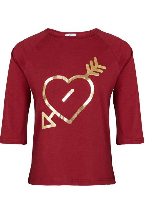 Rebel Republic - Printed Tee Dark Red