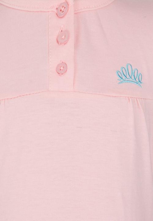 Pop Candy - Top with Front Yoke Pale Pink