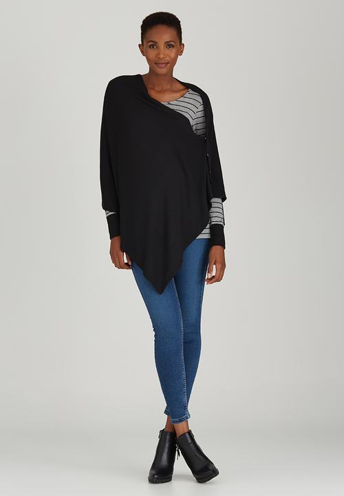 edit Maternity - Feeding Poncho Black