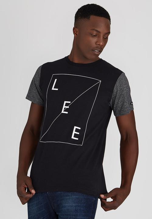 Lee  - Contrast Sleeves T-Shirt Black