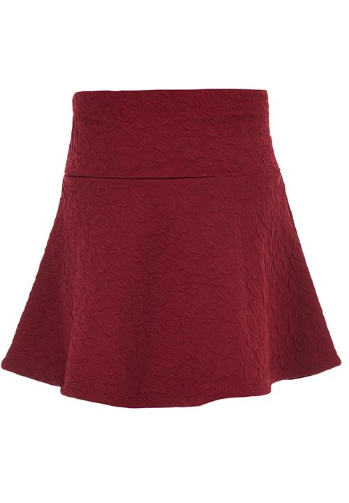 See-Saw - A-line Skirt Dark Red