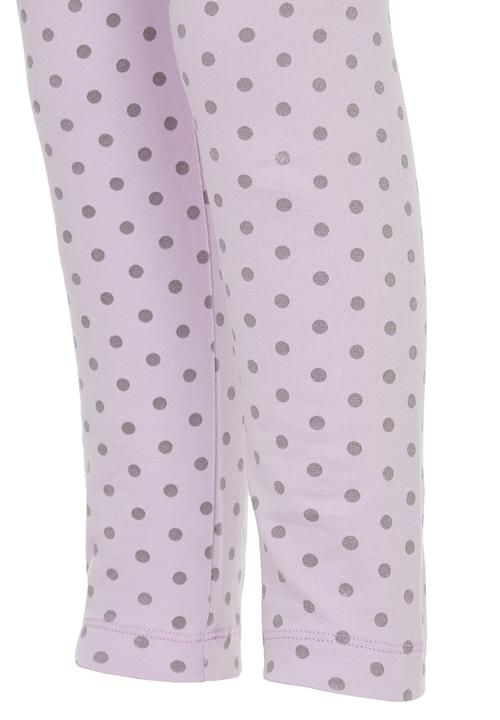 Just chillin - Dotty Leggings Pale Purple