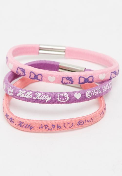 Character Fashion - Hello Kitty  2 Piece Bobble And 10 Pack Ponies Mid Pink