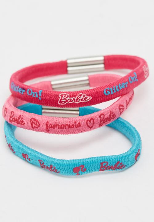 Character Fashion - Barebie 2 Piece Bobble And 10 Pack Ponies  Mid Pink