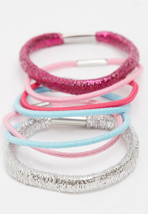 Character Fashion - Barebie 2 Piece Bobble And 10 Pack Ponies  Mid Pink