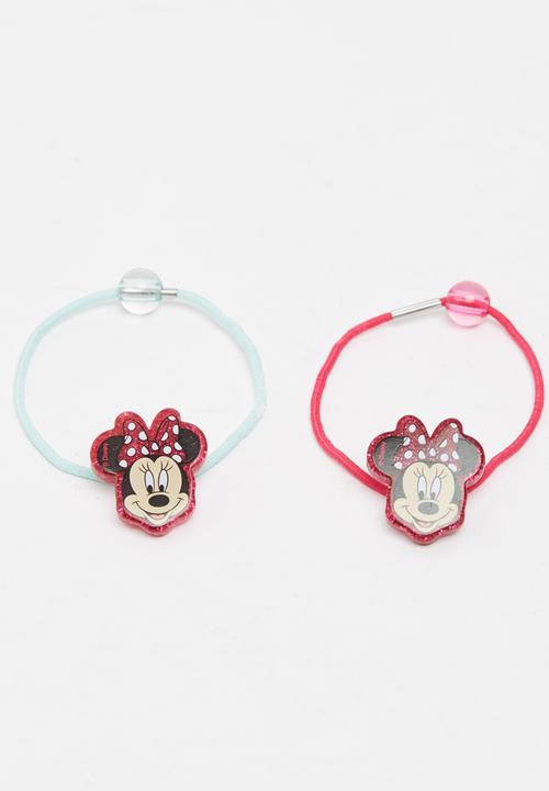 Character Fashion - Minnie Mouse  2 Piece Bobble And 10 Pack Ponies Mid Pink