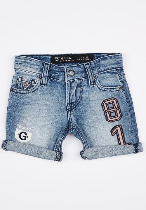GUESS - Denim Shorts Mid Blue
