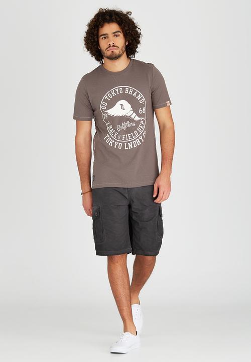 Tokyo Laundry - Reeves Point T-Shirt Dark Grey