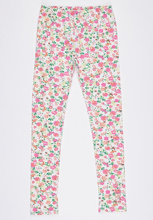 GUESS - Floral Print Legging Multi-colour