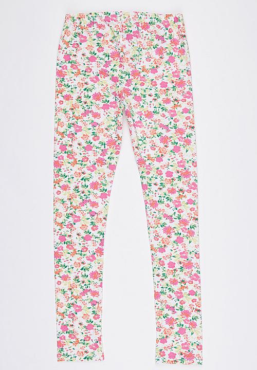 GUESS - Floral Print Legging Multi-colour