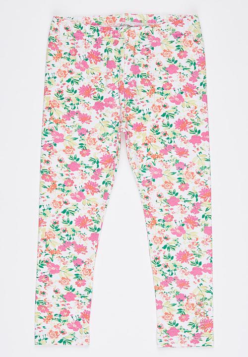 GUESS - Floral Print Legging Multi-colour