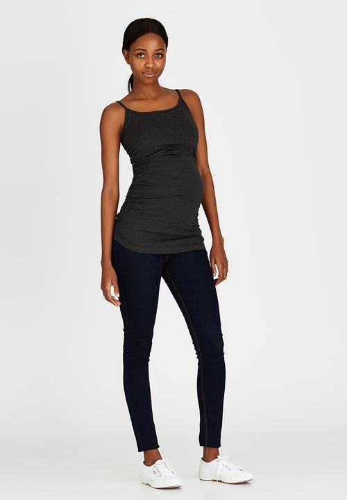 Cherry Melon - Basic Side Gauge Cami Grey