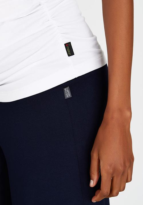 Cherry Melon - Basic Side Gauge Cami White