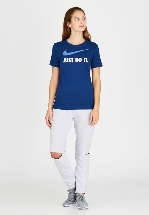 Nike - Nike Swoosh Crew Tee Navy