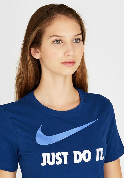 Nike - Nike Swoosh Crew Tee Navy