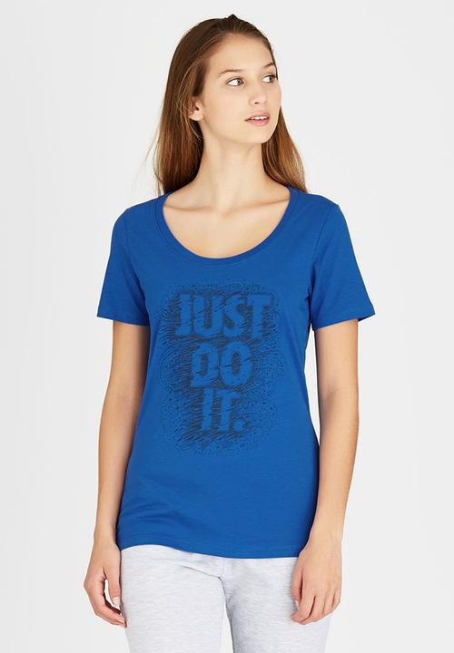 Nike - Nike Scoop Tee Blue
