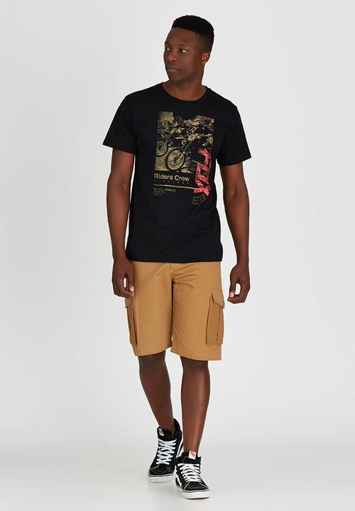 Fox - Black Cherry T-Shirt Black