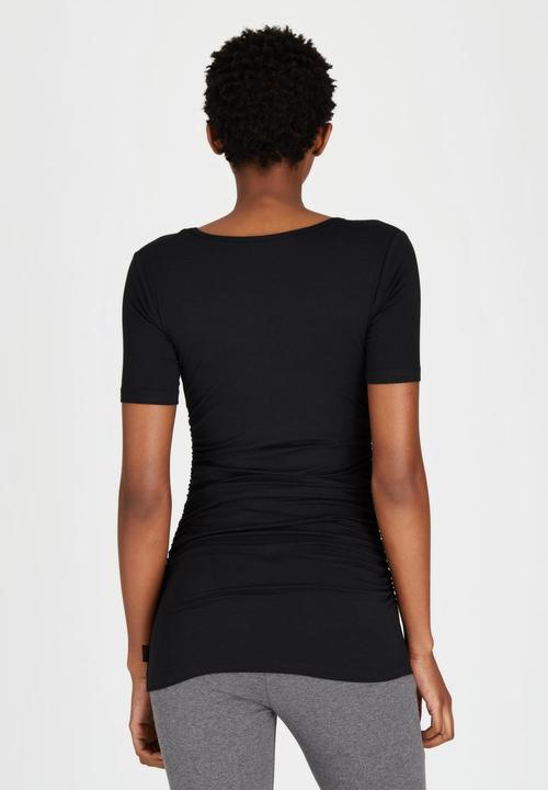 Cherry Melon - Side Gauge Short Sleeve T-shirt Black