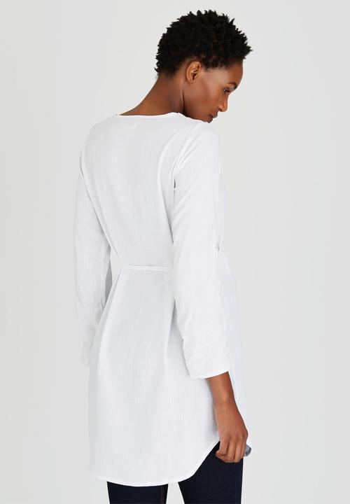 edit Maternity - Longer Length Tunic White