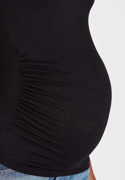 edit Maternity - High-Neck Top Black