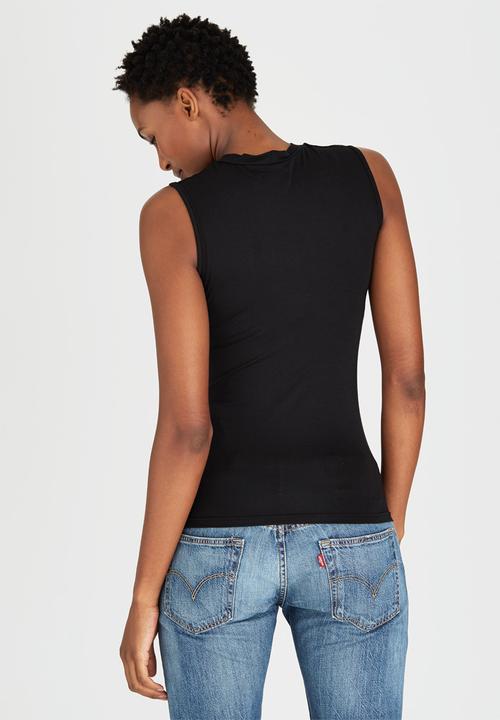 edit Maternity - High-Neck Top Black