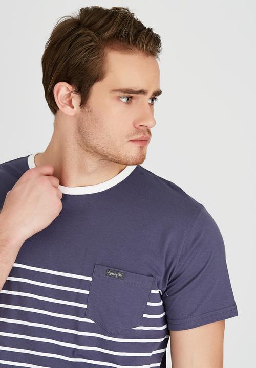 Wrangler - Tickets T-Shirt Navy
