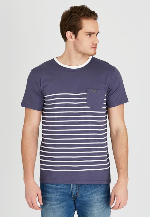 Wrangler - Tickets T-Shirt Navy