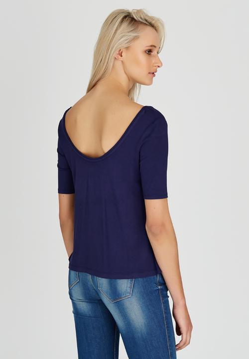 GUESS - Summer Escape Trapeze Tee Dark Blue